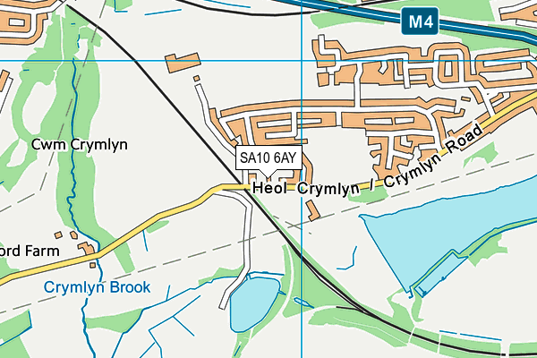 Map of CAER HENDY GARDENS LIMITED at district scale