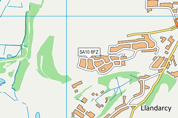 SA10 6FZ map - OS VectorMap District (Ordnance Survey)
