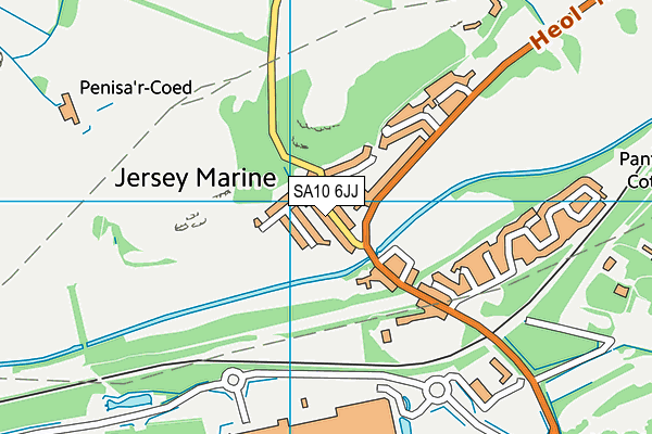 Crymlyn Primary School map (SA10 6JJ) - OS VectorMap District (Ordnance Survey)