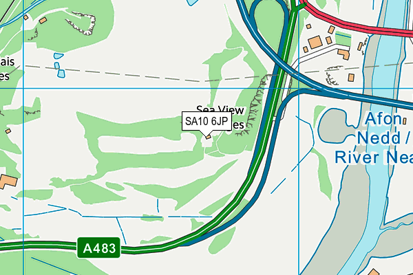 SA10 6JP map - OS VectorMap District (Ordnance Survey)