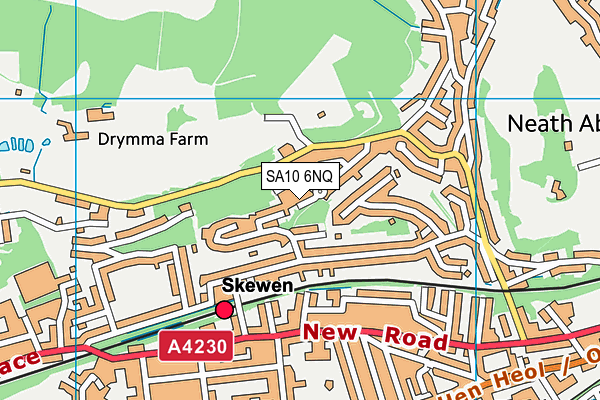 SA10 6NQ map - OS VectorMap District (Ordnance Survey)