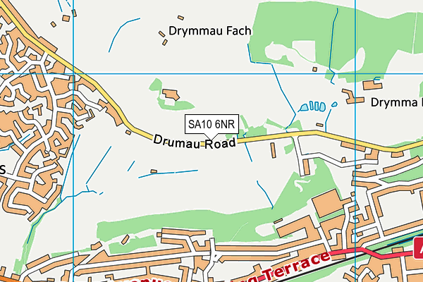 SA10 6NR map - OS VectorMap District (Ordnance Survey)