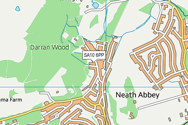 SA10 6PP map - OS VectorMap District (Ordnance Survey)