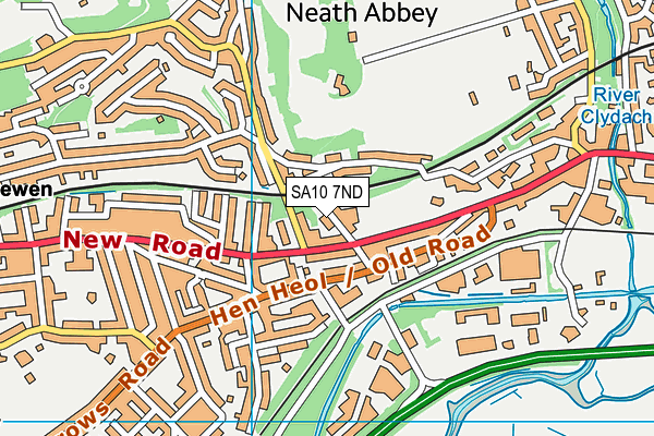 Ysgol Gynradd Gymraeg Tregeles map (SA10 7ND) - OS VectorMap District (Ordnance Survey)