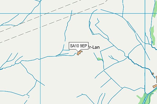 SA10 9EP map - OS VectorMap District (Ordnance Survey)