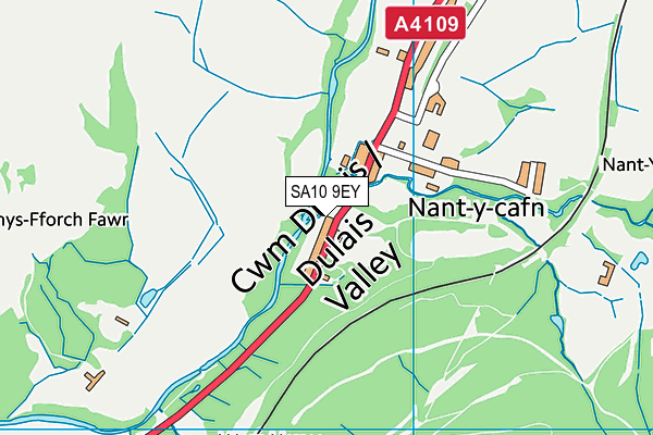 SA10 9EY map - OS VectorMap District (Ordnance Survey)