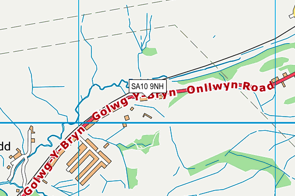 SA10 9NH map - OS VectorMap District (Ordnance Survey)