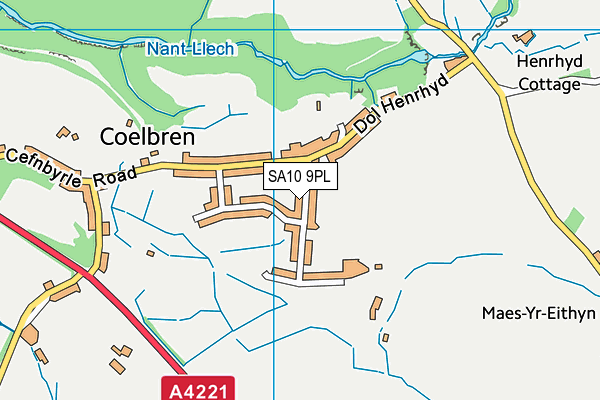 SA10 9PL map - OS VectorMap District (Ordnance Survey)