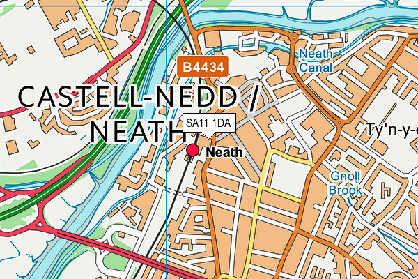Map of NEATH EATOUT LTD at district scale