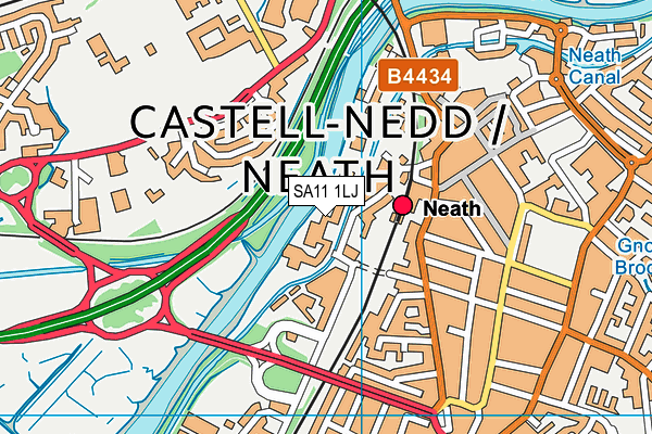 Map of NEATH MOT CENTRE LIMITED at district scale