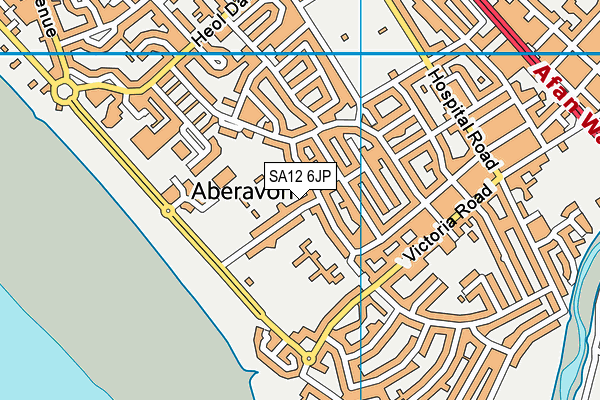 SA12 6JP map - OS VectorMap District (Ordnance Survey)