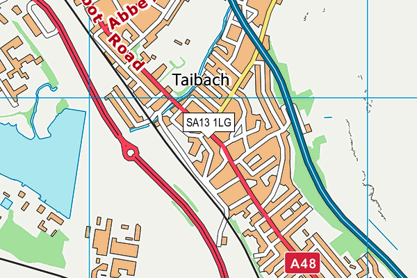Map of TALBOT BARBERS LTD at district scale