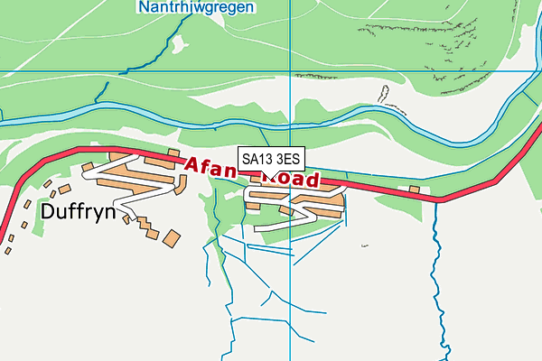 Map of AFAN LODGE LIMITED at district scale
