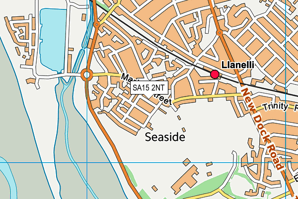 SA15 2NT map - OS VectorMap District (Ordnance Survey)