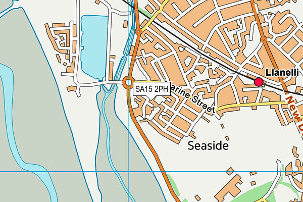 SA15 2PH map - OS VectorMap District (Ordnance Survey)