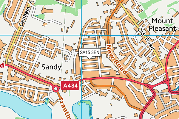 SA15 3EN map - OS VectorMap District (Ordnance Survey)