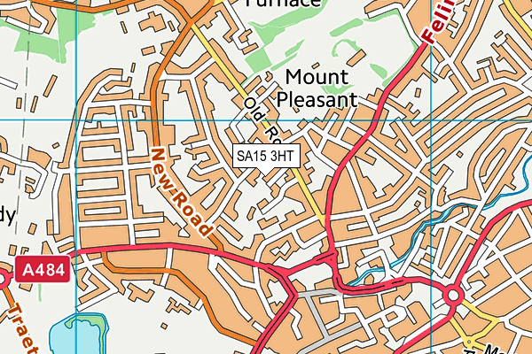 SA15 3HT map - OS VectorMap District (Ordnance Survey)