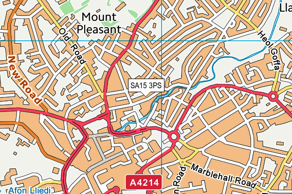 SA15 3PS map - OS VectorMap District (Ordnance Survey)