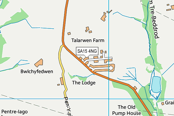 SA15 4NG map - OS VectorMap District (Ordnance Survey)