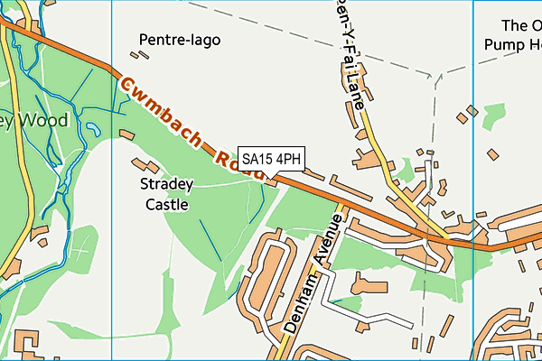 SA15 4PH map - OS VectorMap District (Ordnance Survey)