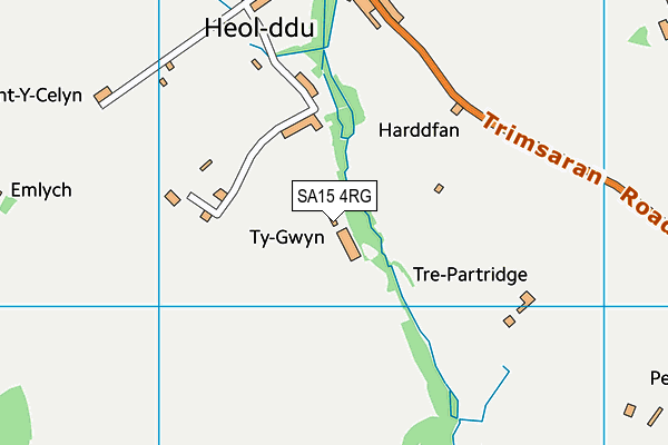 SA15 4RG map - OS VectorMap District (Ordnance Survey)