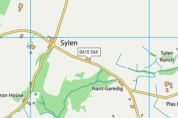 SA15 5AX map - OS VectorMap District (Ordnance Survey)