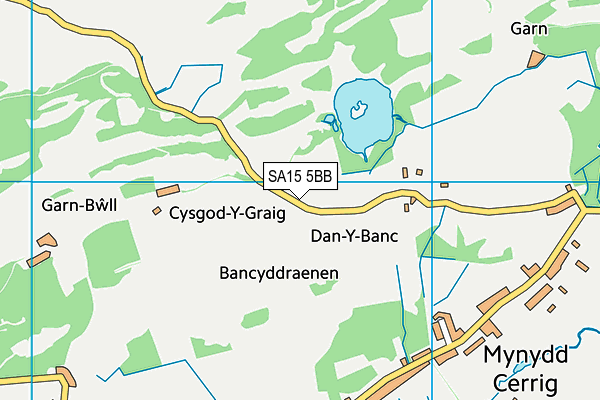 SA15 5BB map - OS VectorMap District (Ordnance Survey)
