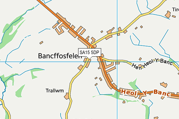 SA15 5DP map - OS VectorMap District (Ordnance Survey)