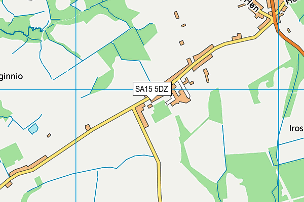 SA15 5DZ map - OS VectorMap District (Ordnance Survey)