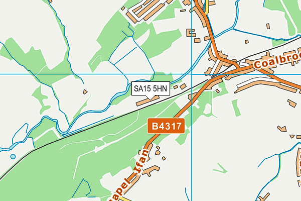 SA15 5HN map - OS VectorMap District (Ordnance Survey)