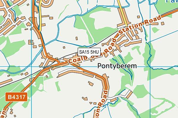Map of PONTY CHIPPY LIMITED at district scale