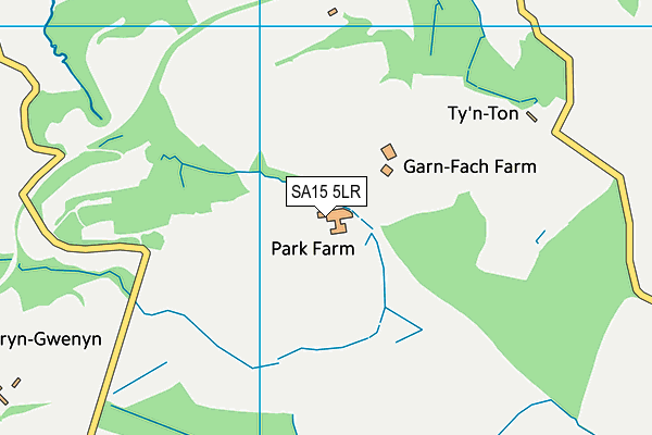 SA15 5LR map - OS VectorMap District (Ordnance Survey)