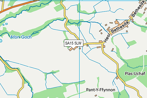 SA15 5LW map - OS VectorMap District (Ordnance Survey)