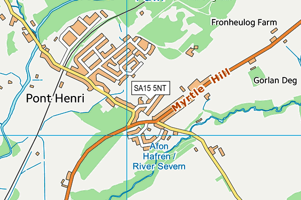 SA15 5NT map - OS VectorMap District (Ordnance Survey)