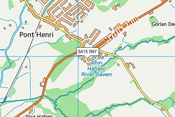 SA15 5NY map - OS VectorMap District (Ordnance Survey)