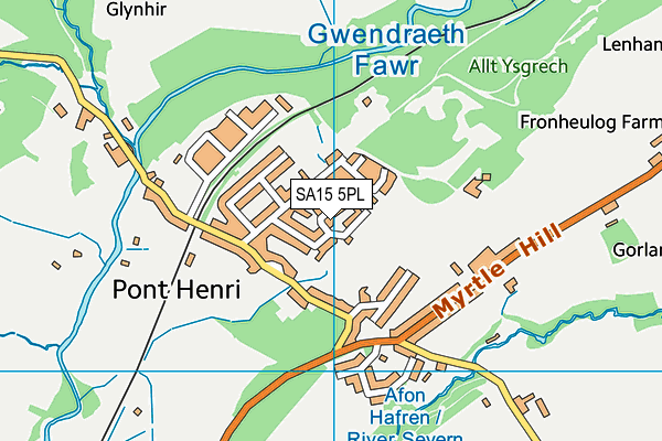 SA15 5PL map - OS VectorMap District (Ordnance Survey)