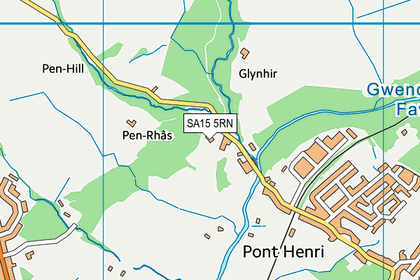 SA15 5RN map - OS VectorMap District (Ordnance Survey)