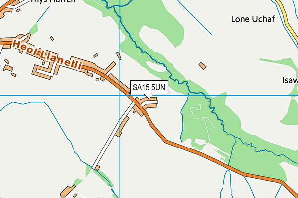 SA15 5UN map - OS VectorMap District (Ordnance Survey)
