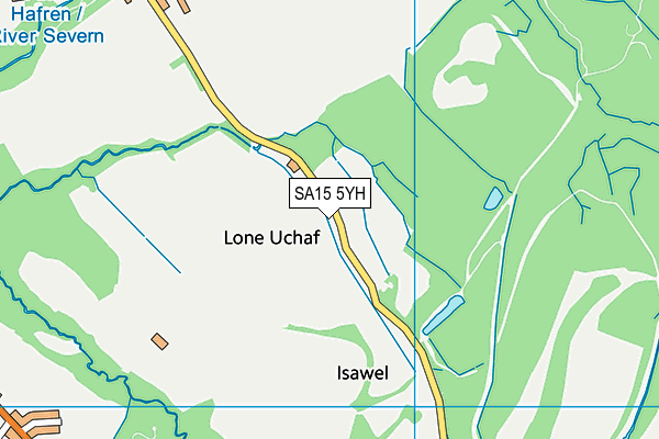 SA15 5YH map - OS VectorMap District (Ordnance Survey)