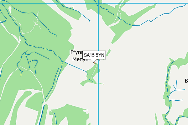 SA15 5YN map - OS VectorMap District (Ordnance Survey)