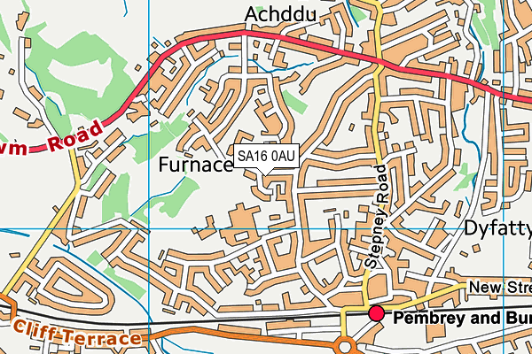 Burry Port Community Primary School map (SA16 0AU) - OS VectorMap District (Ordnance Survey)