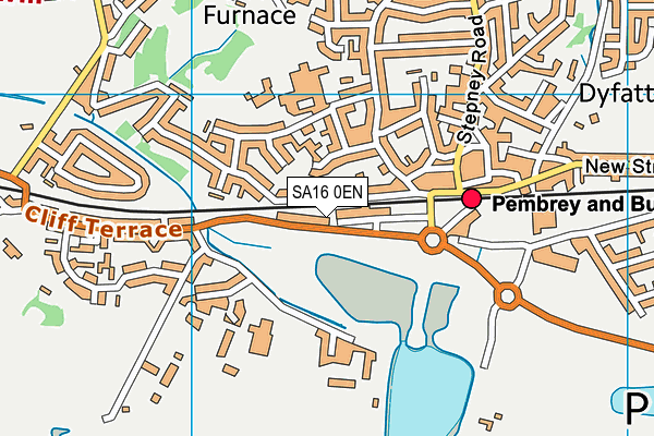 SA16 0EN map - OS VectorMap District (Ordnance Survey)