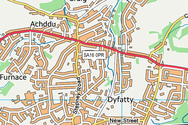 Map of BRYNHYFRYD CLINICAL AND CONSULTANCY LTD at district scale