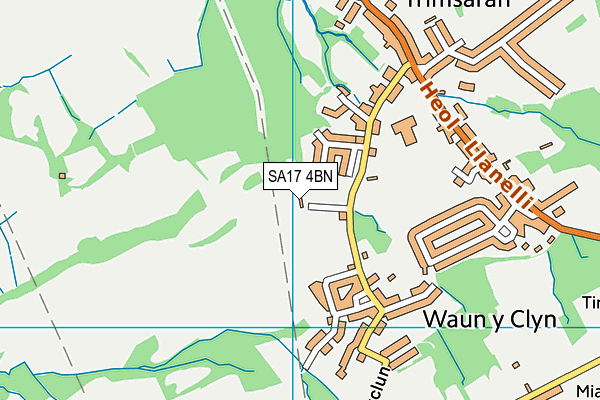 SA17 4BN map - OS VectorMap District (Ordnance Survey)