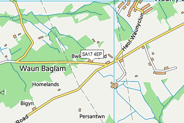 SA17 4EP map - OS VectorMap District (Ordnance Survey)