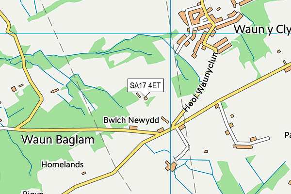 SA17 4ET map - OS VectorMap District (Ordnance Survey)