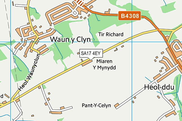 SA17 4EY map - OS VectorMap District (Ordnance Survey)