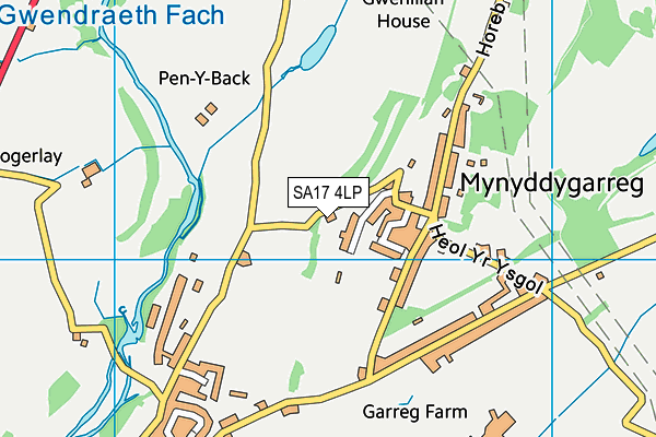 SA17 4LP map - OS VectorMap District (Ordnance Survey)