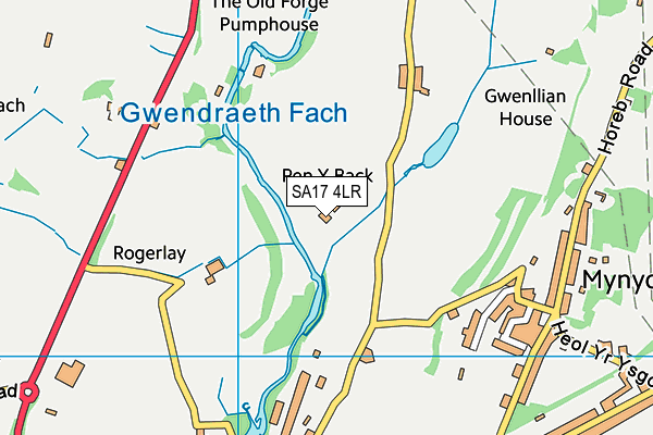 SA17 4LR map - OS VectorMap District (Ordnance Survey)