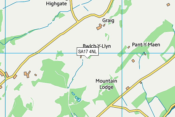 SA17 4NL map - OS VectorMap District (Ordnance Survey)